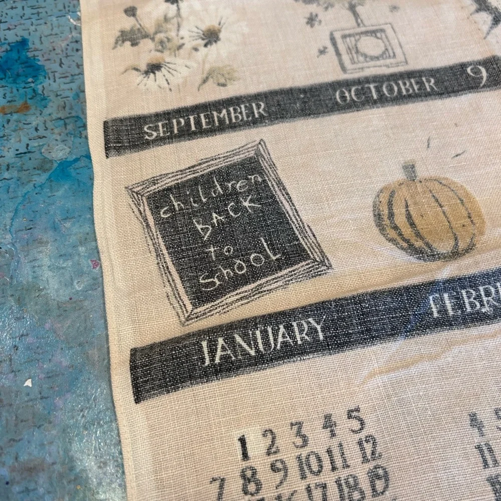 1957 Linen Calendar